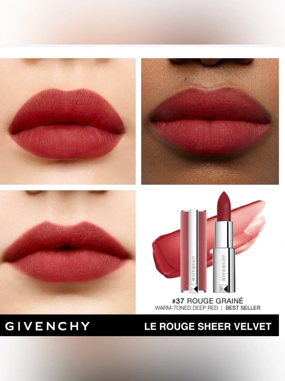 New Givenchy Le Rouge Sheer Velvet Matte Lipstick